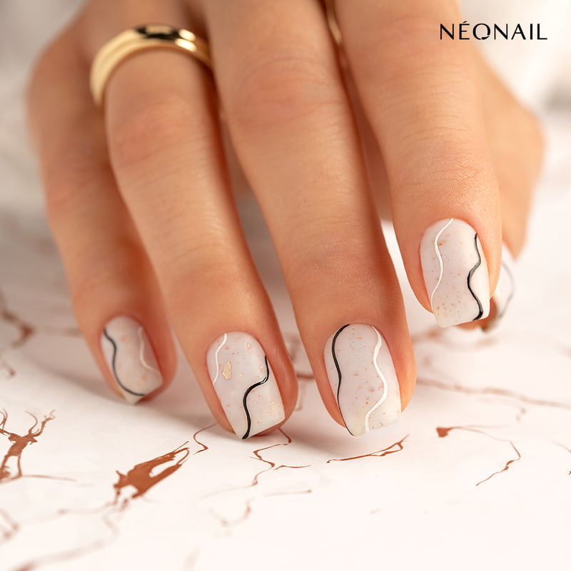 Marble Swirl Nails