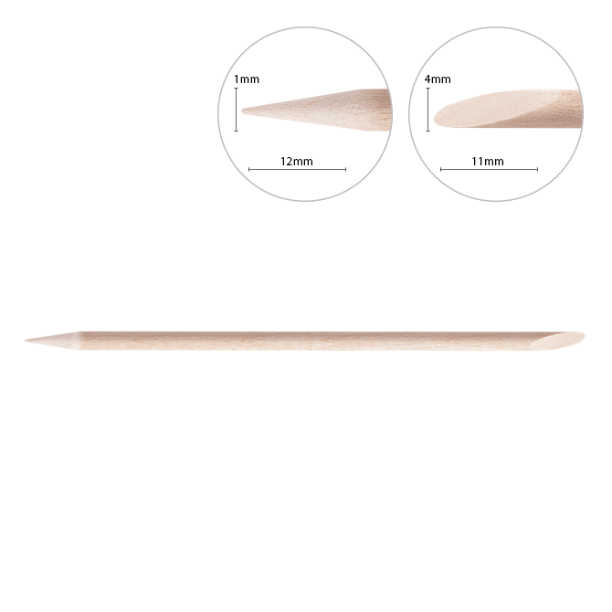 Houten manicurestick 10 st.