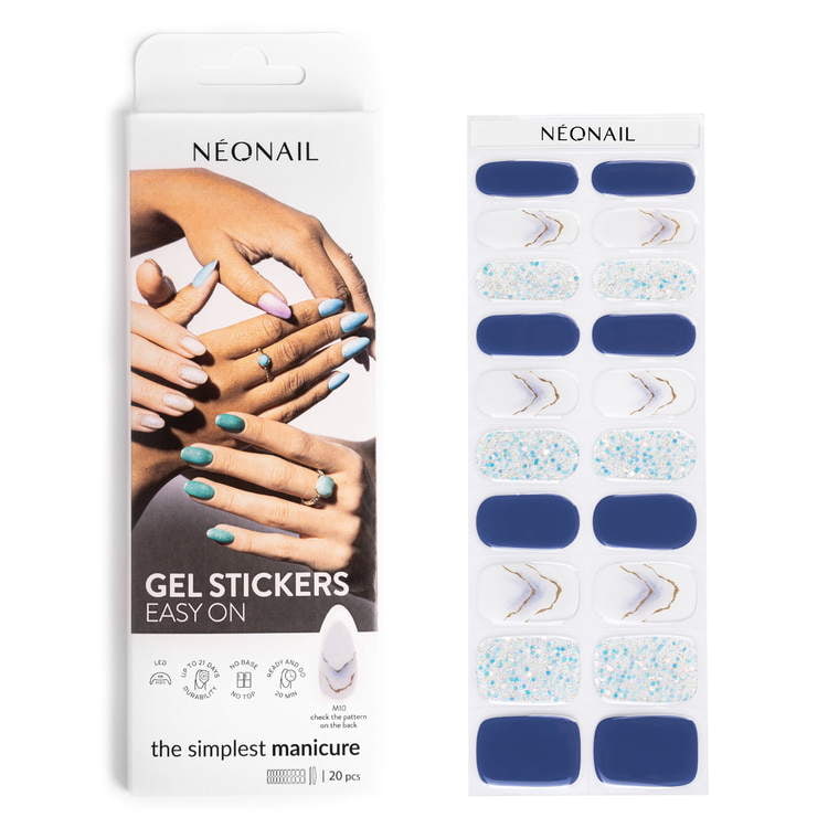 GEL STICKERS EASY ON M10 NEONAIL