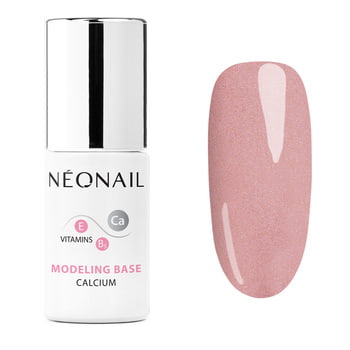Gellak 7,2 ml - Modeling Base Calcium Pink Quartz 
